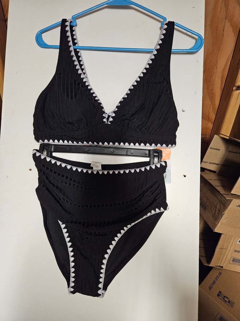 (333) Charmo Bikini Size M Black